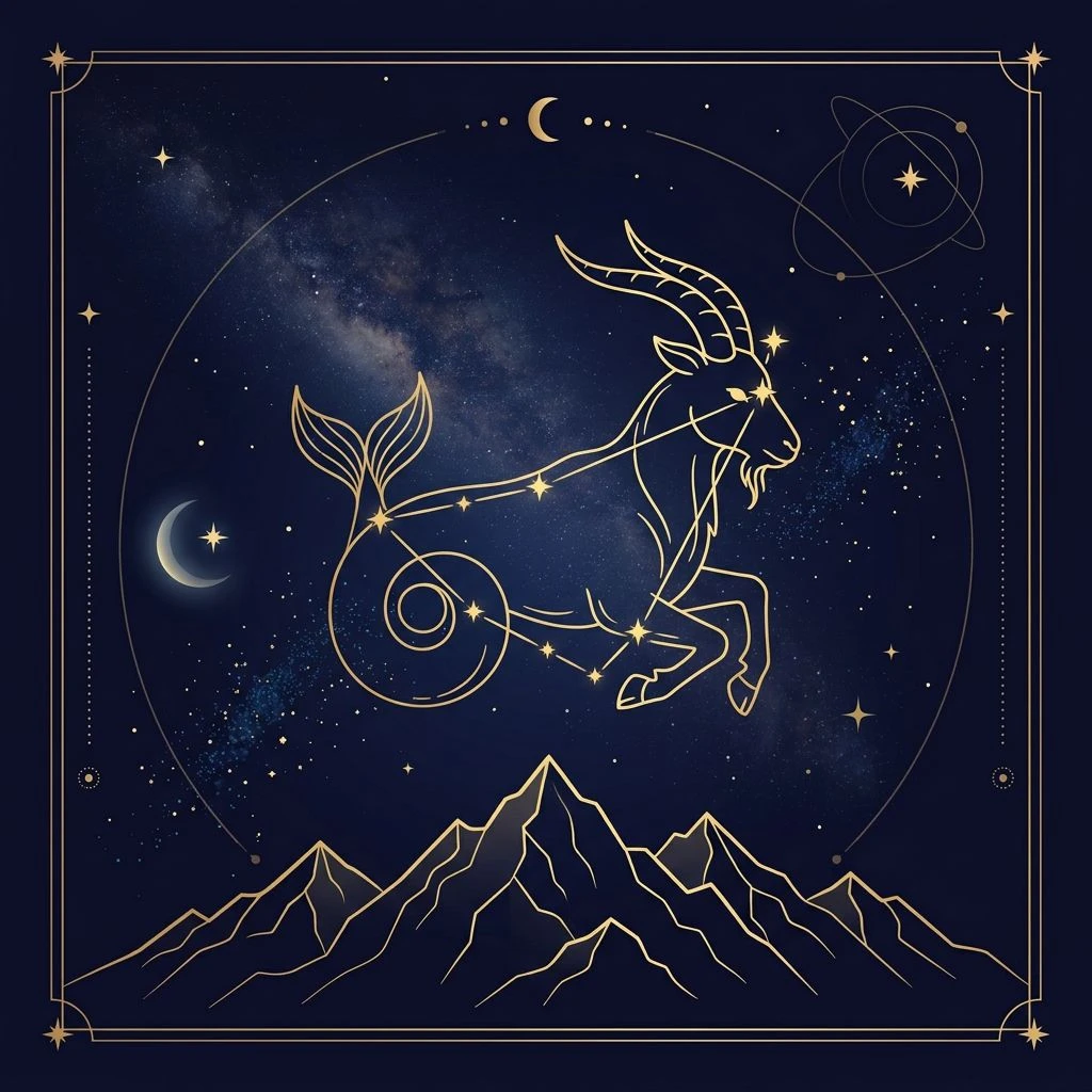 Capricorn daily horoscope visual