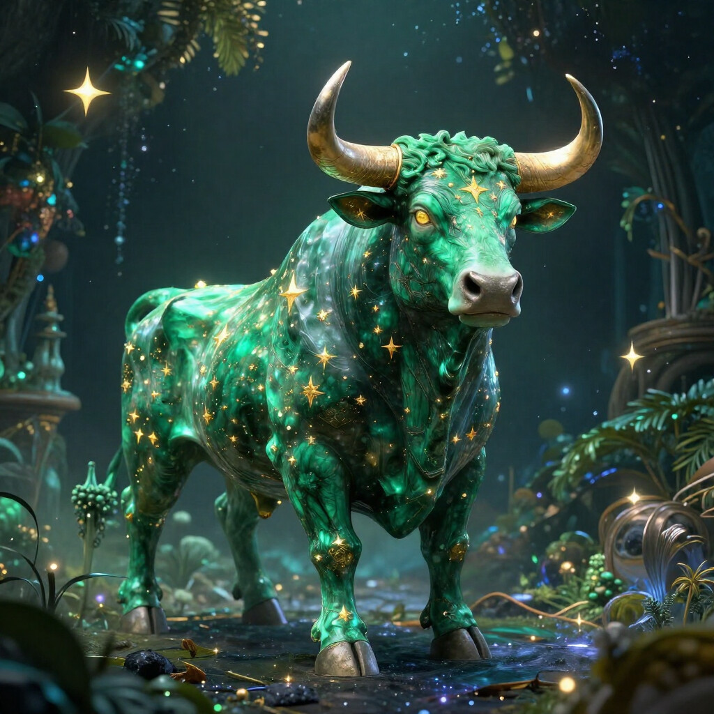 Taurus zodiac sign illustration